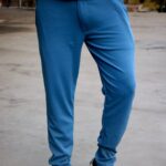 CORD FAB PANT T-BLUE