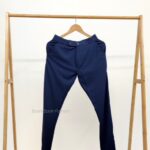 CORD FAB PANT NAVY BLUE