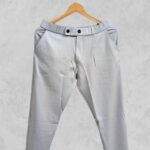 CORD FAB PANT LITE GREY