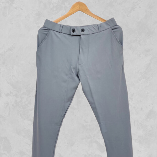 CORD FAB PANT DARK GREY