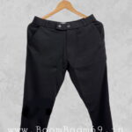 CORD FABRIC PANT BLACK
