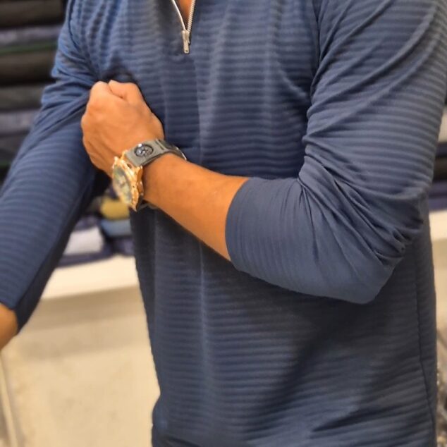 FULL SLEEVE ZIPPER NAVY BLUE M2