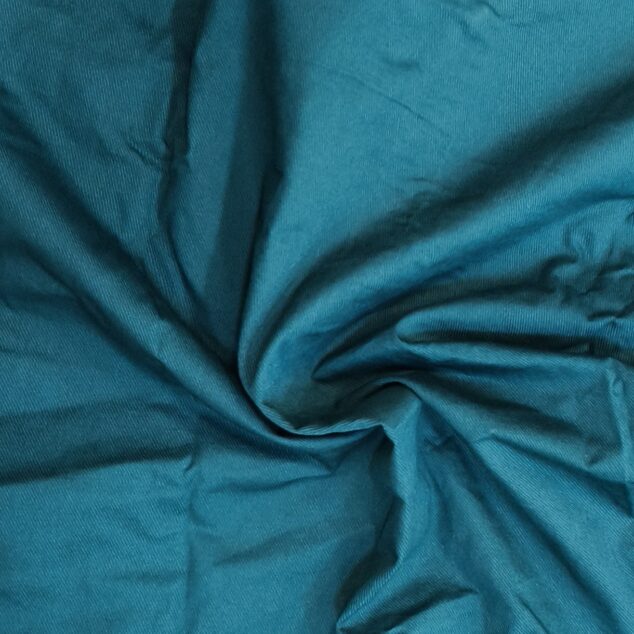 TWILL COTTON PEACOCK GREEN