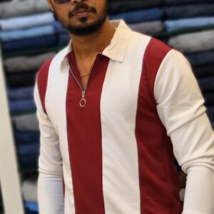 FULL SLEEVE STRIPES MEROON