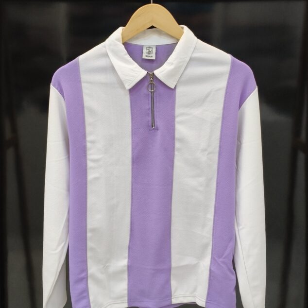 FULL SLEEVE STRIPES VIOLET