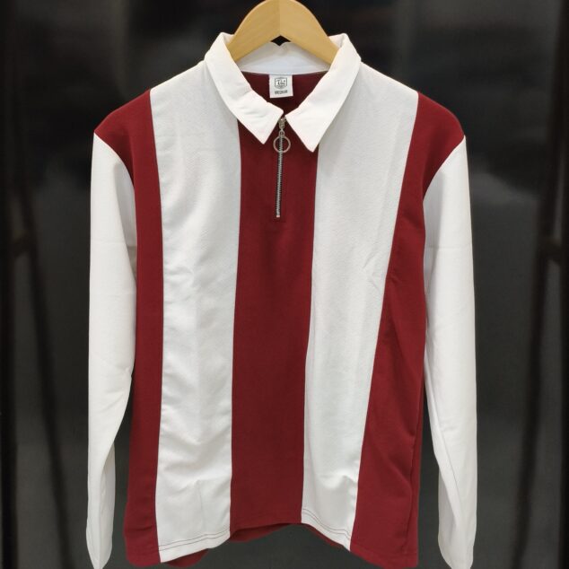 FULL SLEEVE STRIPES MEROON