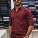 TWILL COTTON MERUN SHIRT